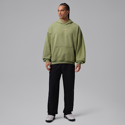 Jordan Flight Fleece Bol Kesimli Erkek Kapüşonlu Sweatshirt'ü görsel 8