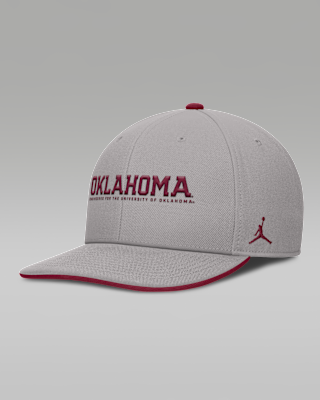 Мужские  Oklahoma On-Field Club Jordan Brand Dri-FIT College Adjustable Hat