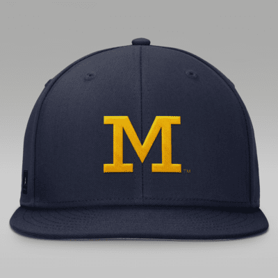 Michigan Wolverines Sideline Coaches Men's Nike Dri-FIT College Fitted Hat