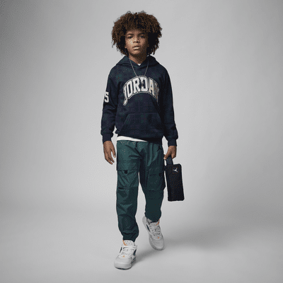 Brooklyn Fleece Plaid Pullover Hoodie Big Kids' Hoodie