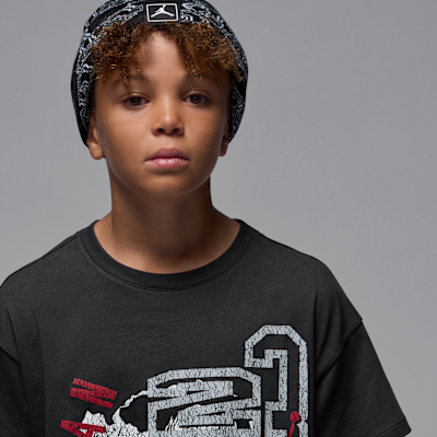 Playera '84 Scrapbook para niños talla grande Jordan