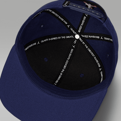 Gorra de visera plana para niños talla grande Jordan Paris Saint-Germain