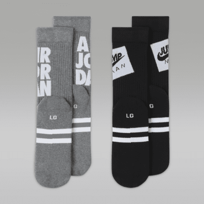 Jordan Legacy Jumpman Classics Crew Socks (2 Pair)