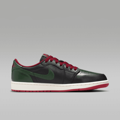 Tenis para mujer Air Jordan 1 Low OG "Black/Gorge Green"