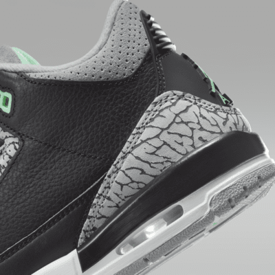 Air Jordan 3 Retro 'Green Glow' Men's Shoes