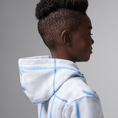 Sudadera con gorro sin cierre festiva de tejido Fleece para niños talla pequeña Jordan Brooklyn Essentials