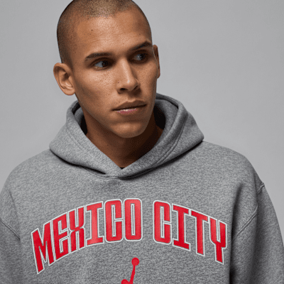 Sudadera con gorro sin cierre de tejido Fleece Mexico City para hombre Jordan