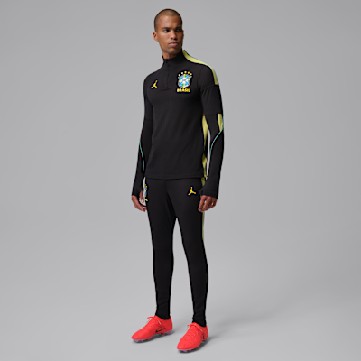 Jordan Brezilya Strike Elite Jordan Dri-FIT ADV Örgü Erkek Futbol Eşofman Altı görsel 7