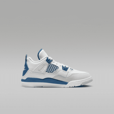 Jordan 4 Retro 'Industrial Blue' Younger Kids' Shoes