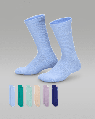 Детские носки Jordan Everyday Essentials Big Kids' Crew Socks (6 Pairs)