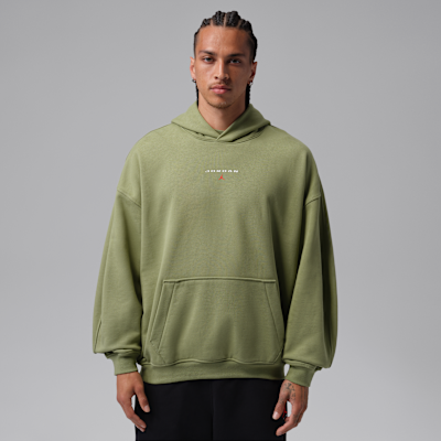 Jordan Flight Fleece Bol Kesimli Erkek Kapüşonlu Sweatshirt'ü