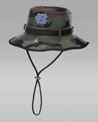 Мужские  North Carolina 2025 Military Appreciation Boonie Jordan Brand Dri-FIT College Bucket Hat