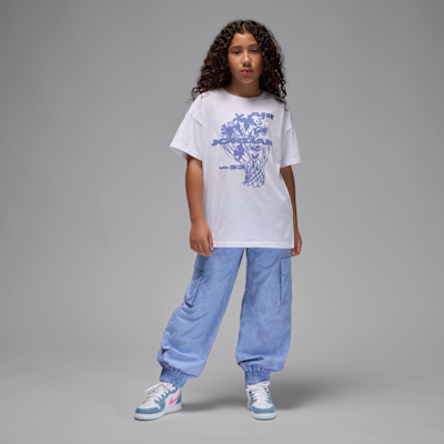Jordan Big Kids' 23 Flowers T-Shirt