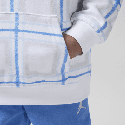 Conjunto de sudadera con gorro sin cierre para los días festivos de 2 piezas infantil Jordan Brooklyn Essentials