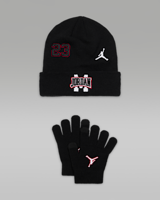 Детские  Jordan Big Kids' Patch Beanie 2-Piece Set