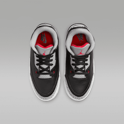 ジョーダン 3 レトロ "Black Cement" リトルキッズシューズ