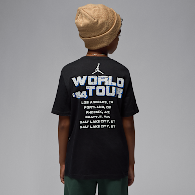 Playera con gráfico Tour para niños talla grande Jordan