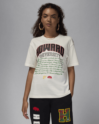 Женская футболка Jordan x Howard University