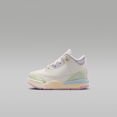 Jordan 3 Retro "Sail and Jade Aura" Baby/Toddler Shoes from Nike - $80