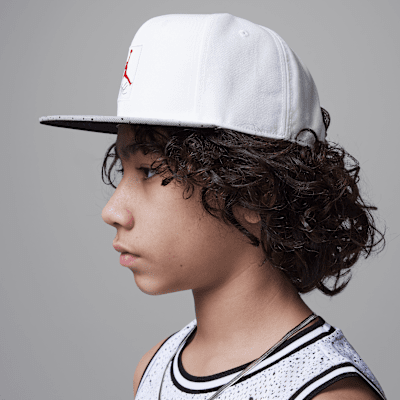 Gorra con visera plana para niños talla grande Retro 4 Jordan