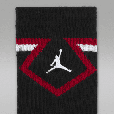 Jordan Big Kids' Diamond High Crew Socks (2 Pairs)