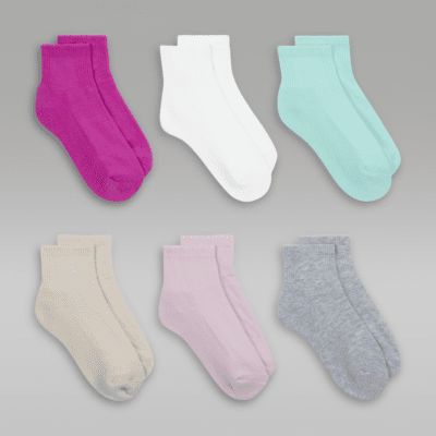 Jordan Everyday Essentials Big Kids' Ankle Socks (6 Pairs)