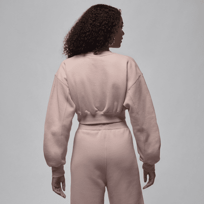 Jordan Flight Fleece kort sweatshirt voor dames
