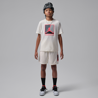 Jordan Big Kids' Brooklyn Baseline Mesh Shorts