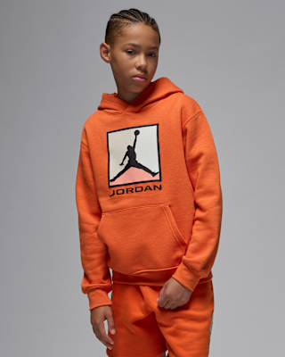 Детское худи Jordan Essentials Big Kids' Fleece Baseline Pullover Hoodie