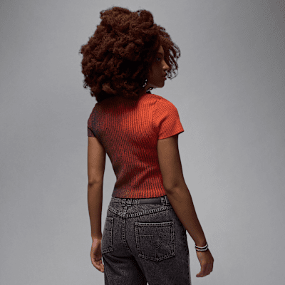 Playera de tejido Knit con cierre completo para mujer Air Jordan
