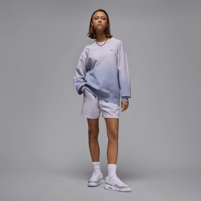 Sweat à col ras-du-cou en tissu en molleton Jordan Flight Fleece pour femme