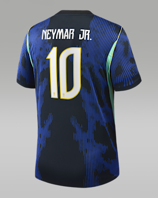 Мужские джерси Neymar Jr. Brazil 2026 Stadium Away Jordan Dri-FIT Soccer Replica Jersey