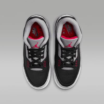 Air Jordan 3 Retro "Black Cement" Big Kids' Shoes