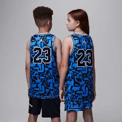 Jersey a rayas para niños talla grande Jordan 23