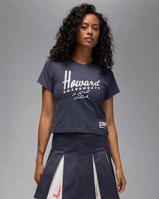 Женская футболка Jordan x Howard University