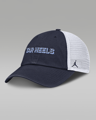 Мужские  North Carolina On-Field Club Gameday Jordan Brand College Trucker Adjustable Hat