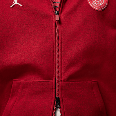 Felpa con cappuccio e zip a tutta lunghezza Dri-FIT Paris Saint-Germain Hoop Fleece – Uomo
