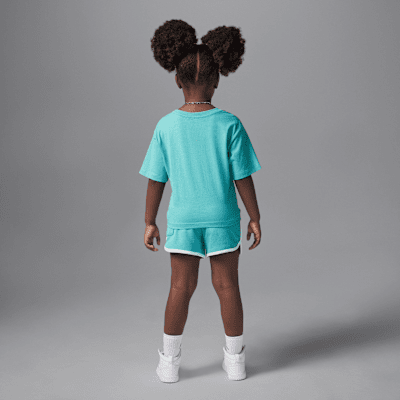 Conjunto de shorts dos piezas "Hidden In Plain Sight" Jordan para niños pequeños