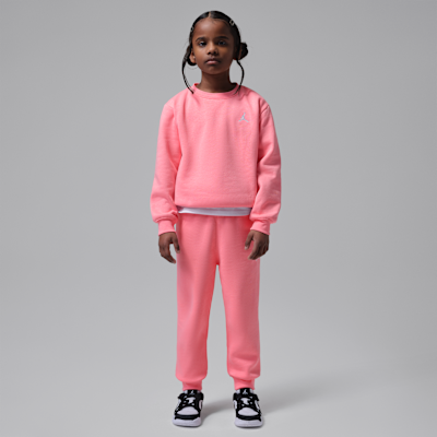 Jordan Brooklyn Fleece tweedelige set met ronde hals voor kleuters