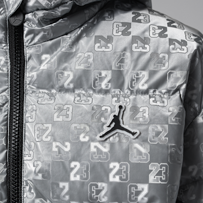 조던 주니어 박시 샤이니 패딩 재킷
