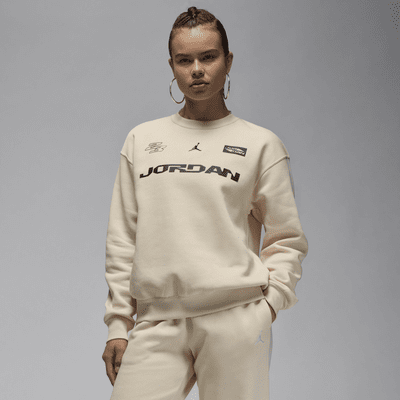 Jordan Brooklyn Fleece sweatshirt met ronde hals voor dames