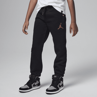 Nike KIDS AIR JORDAN high-waisted JUMPMAN leggings with golden