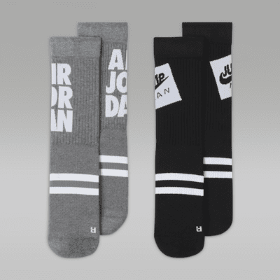 Jordan Legacy Jumpman Classics Crew Socks (2 Pair)