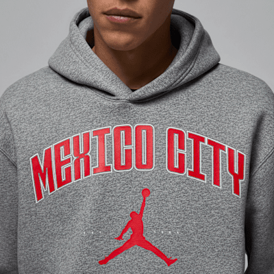 Sudadera con gorro sin cierre de tejido Fleece Mexico City para hombre Jordan