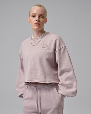 Женский свитшот Jordan Flight Fleece Mod-Crop Crew-Neck