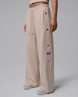 Женские Jordan Flight Fleece French Terry Snap Pants