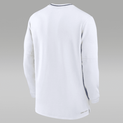 Playera de manga larga universitaria Jordan Dri-FIT de medio cierre para hombre Florida Gators Sideline Coach