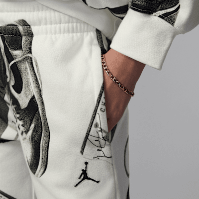 Pants estampados para niños talla grande Jordan Brooklyn Fleece