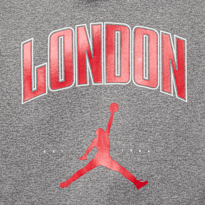 Felpa pullover in fleece con cappuccio London Jordan – Uomo