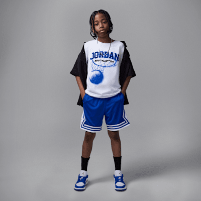 Playera Hoop para niños talla grande Jordan Dri-FIT Sport